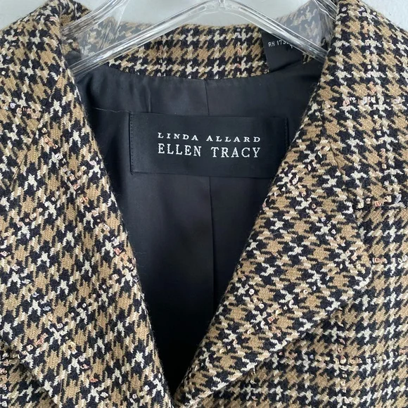 Ellen Tracy houndstooth blazer - Picture 3 of 4